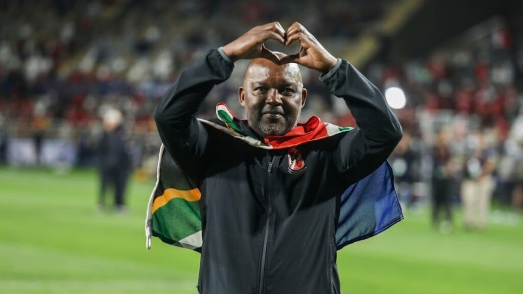 Pitso has praised the work of Bafana Bafana coach Broos